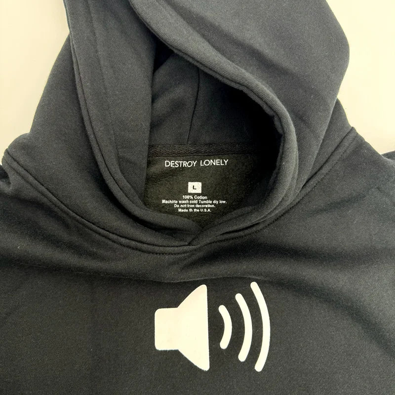 Black Nostylist Stylist Graphic Hoodie