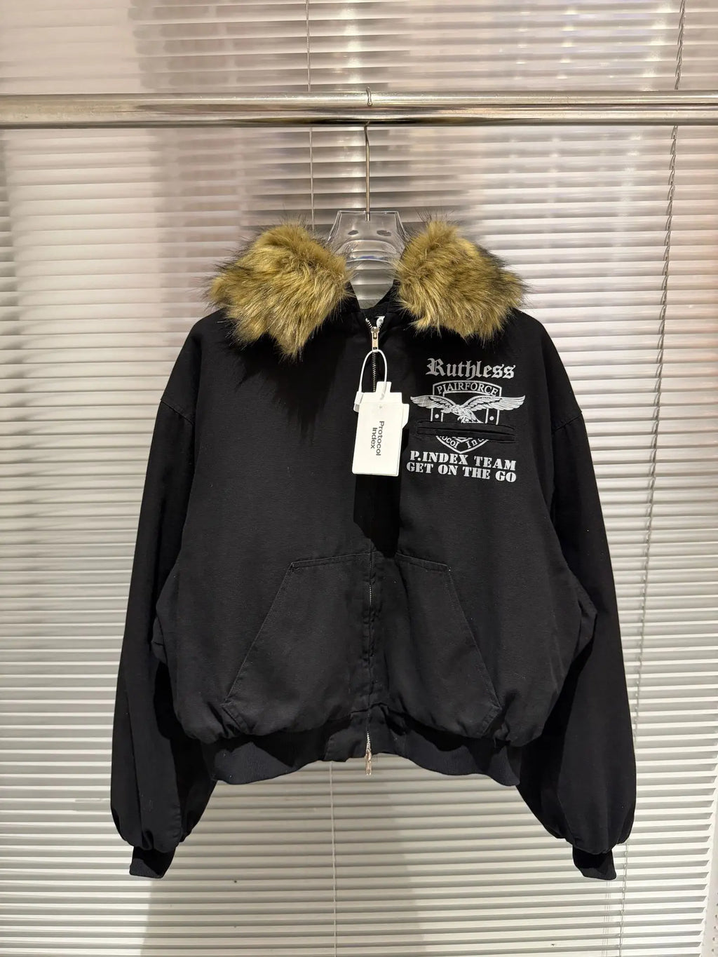 Black Graphic Hoodie