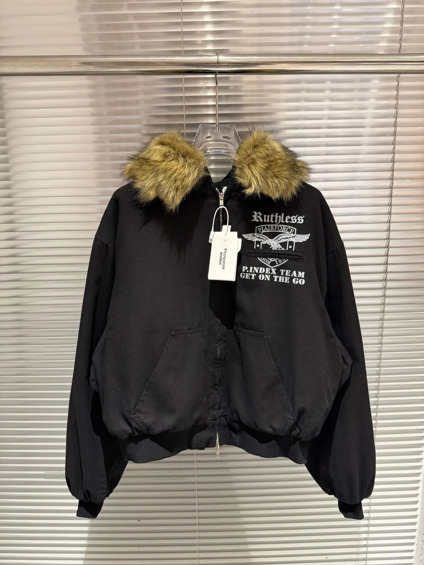 Black Graphic Hoodie