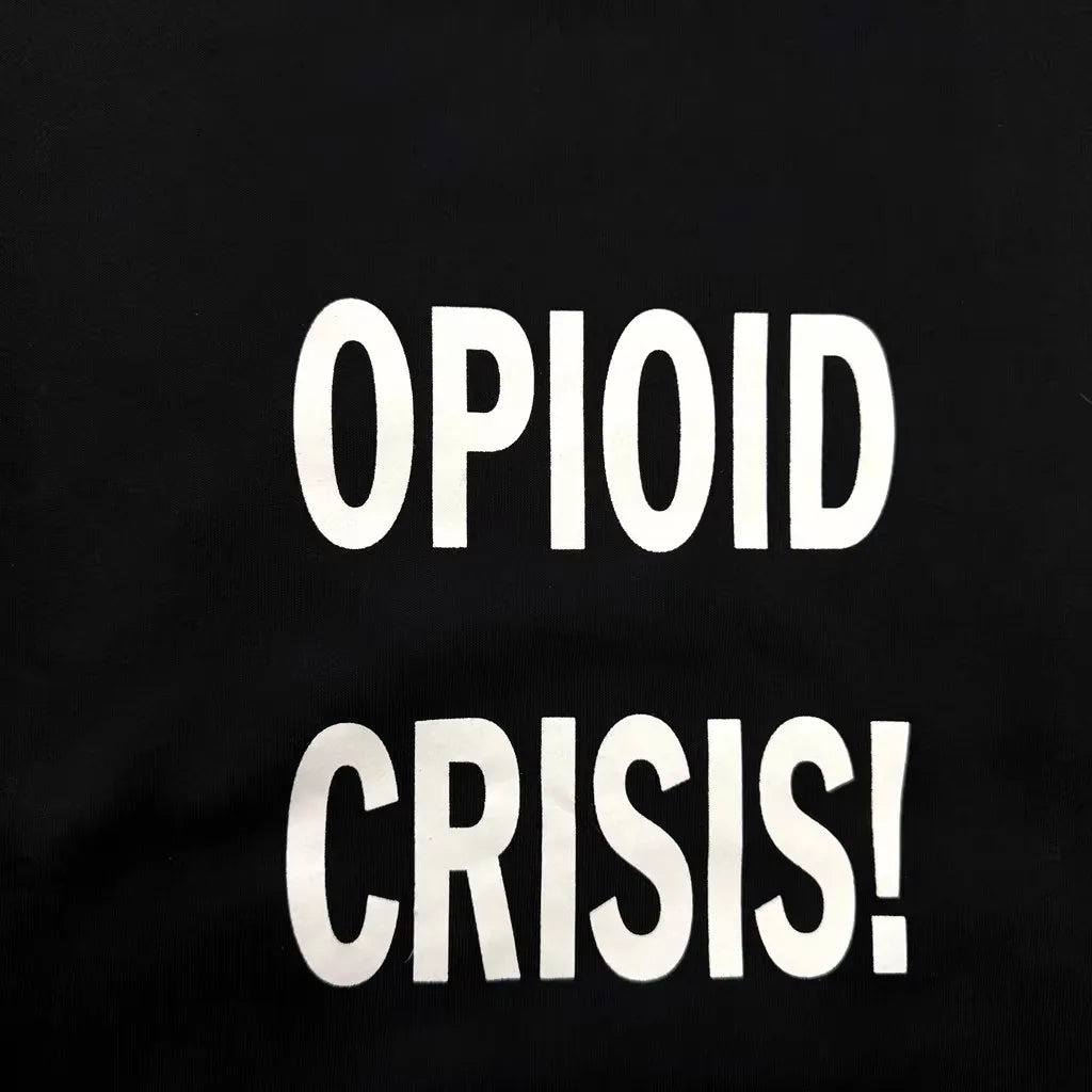 Black Antony Riddle Opioid Graphic Hoodie