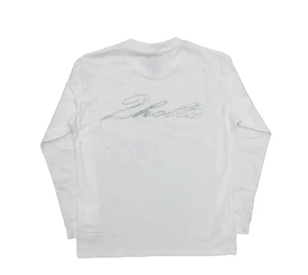 White Horse Sleeves Long-Sleeve Graphic Tee