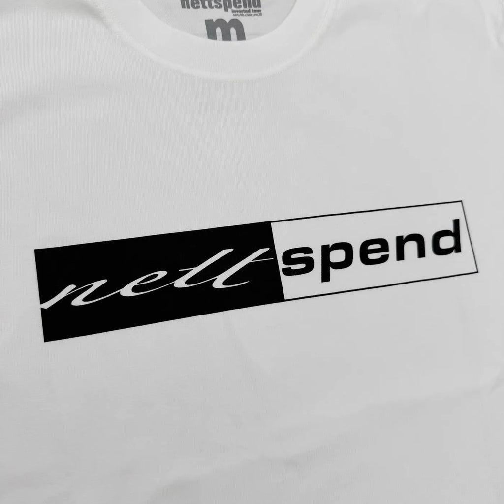 White Invert Graphic Tee