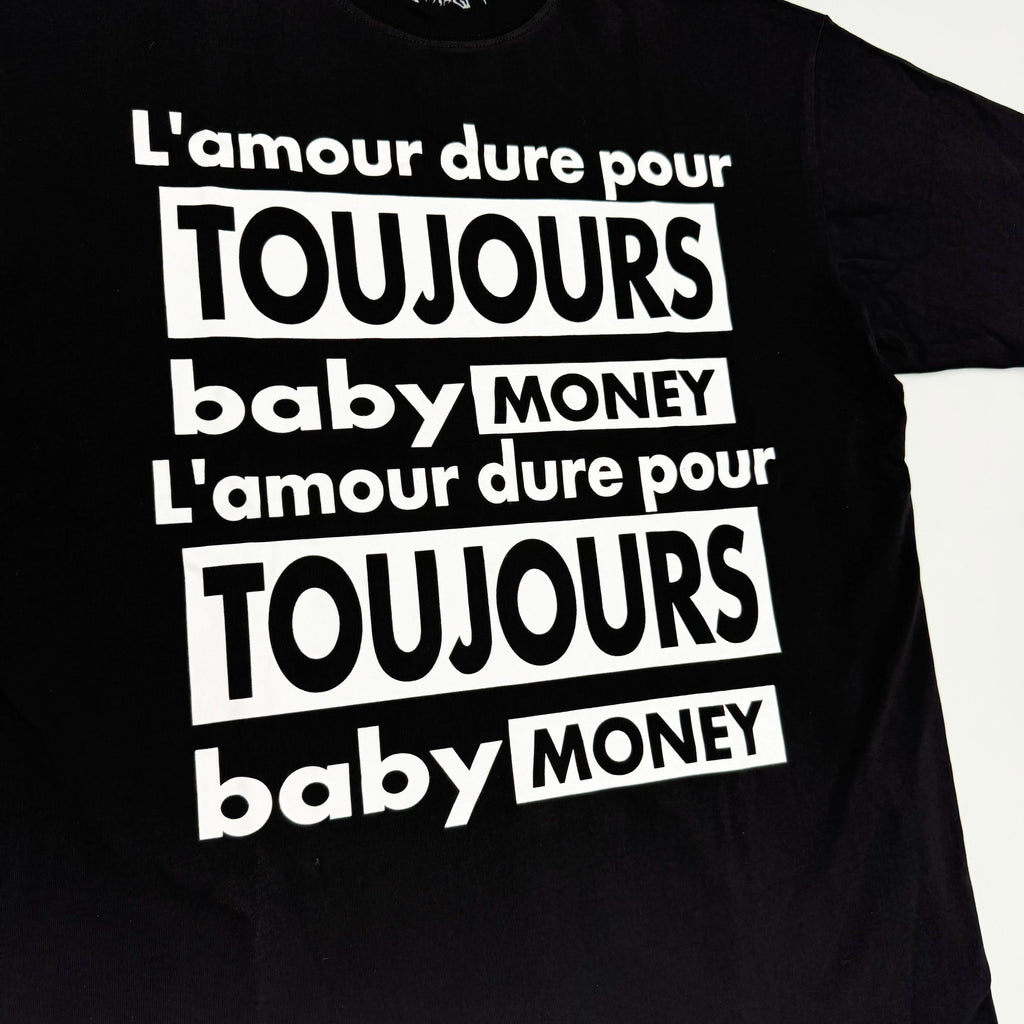 Black Infinite Last Graphic Tee
