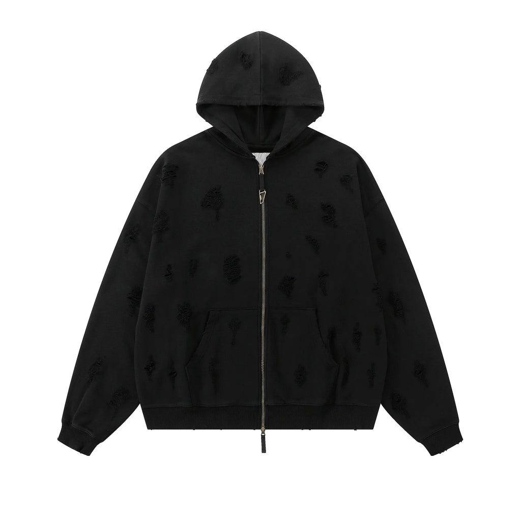 Black Wash Graphic Hoodie