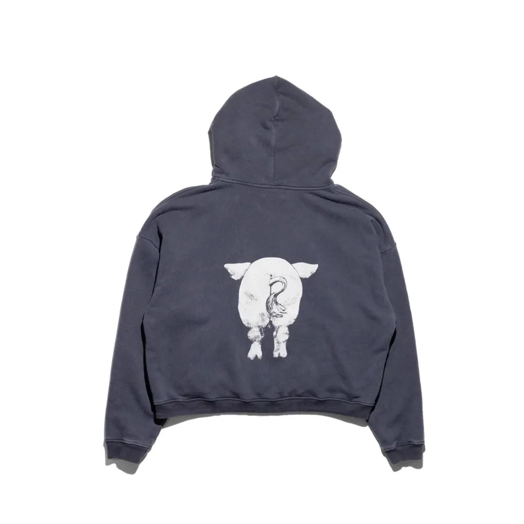 Charcoal Pig Hunter Complex Graphic Hoodie
