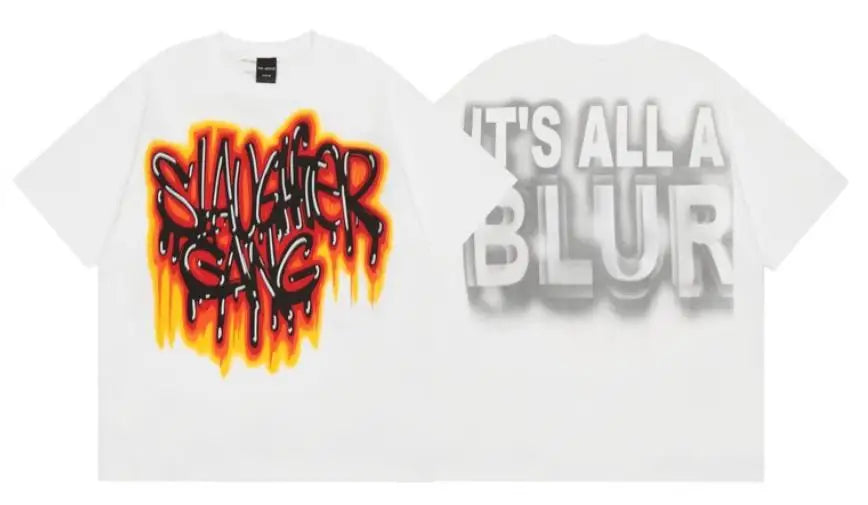 Black Savage Slaughter Gang Graphic Tee