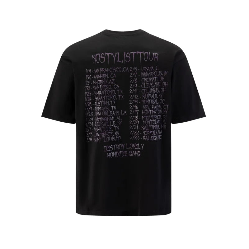 Black Psykotic USA Mech Graphic Tee