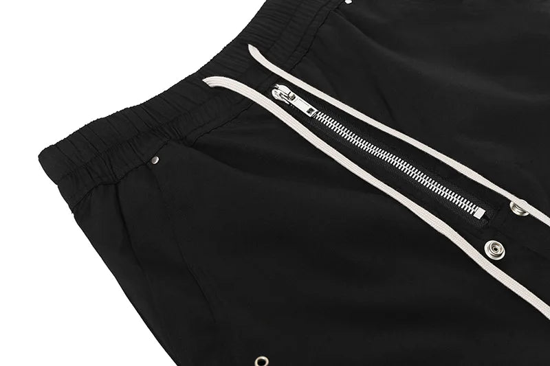 Black Tactical Paratrooper Cargo Pants