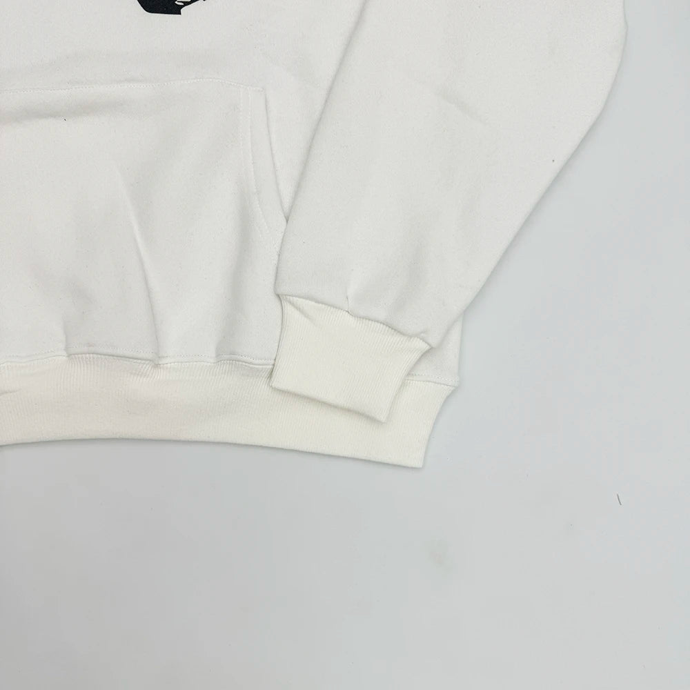 White Pentagram Graphic Hoodie