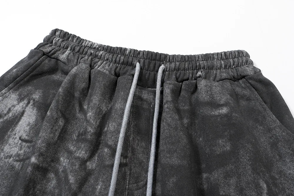 Charcoal Statement Graphic Shorts