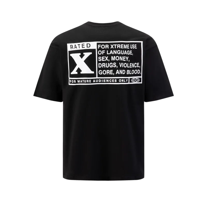 Black Rated Graphic Tee
