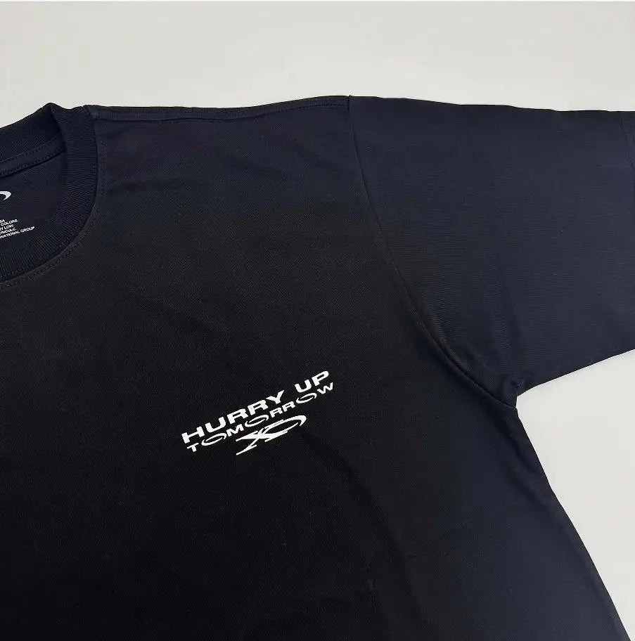 Black Statement Abstract Symbol Graphic Tee