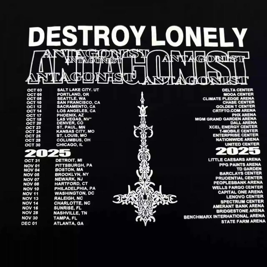 Black Lonely Passion Graphic Tee