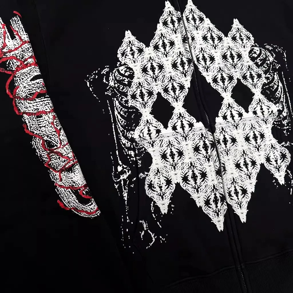 Black Bullet Graphic Hoodie