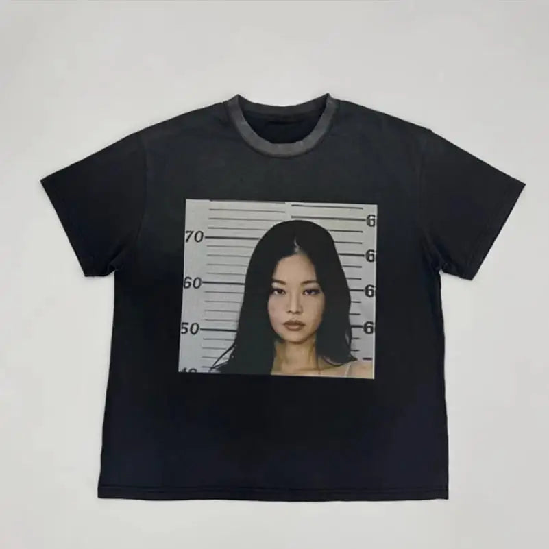 Black Vintage Graphic Tee