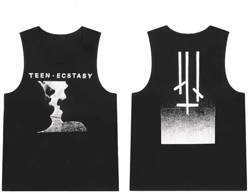 Red Teen Ecstasy Graphic Tank