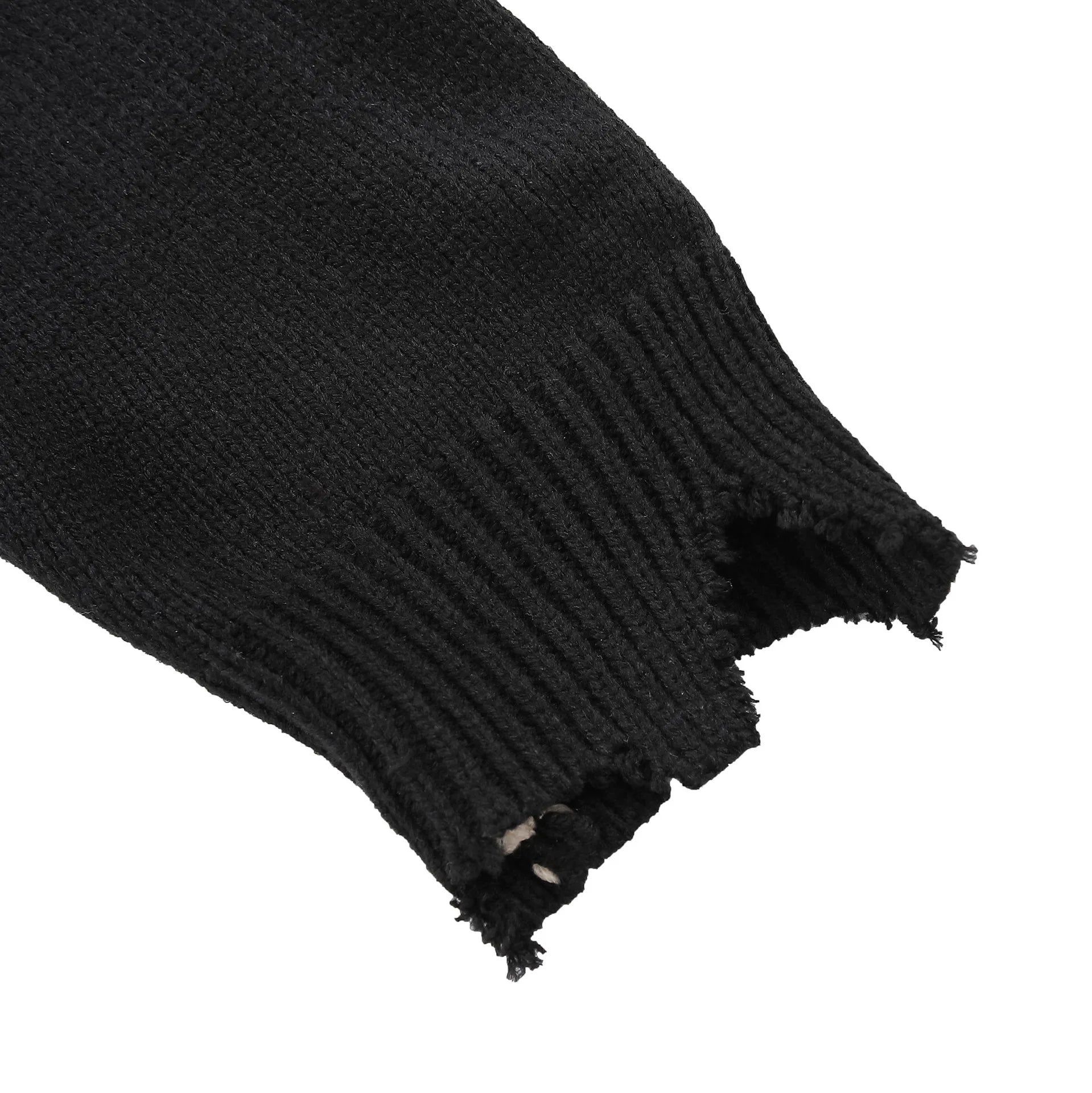 Sin Youth Black Knit Graphic Sweater