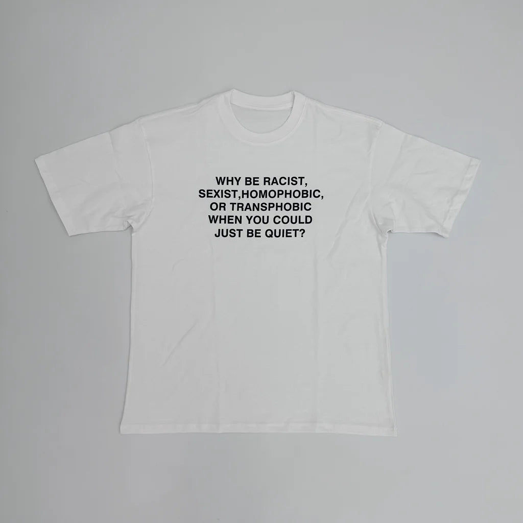 Beige Racist Graphic Tee