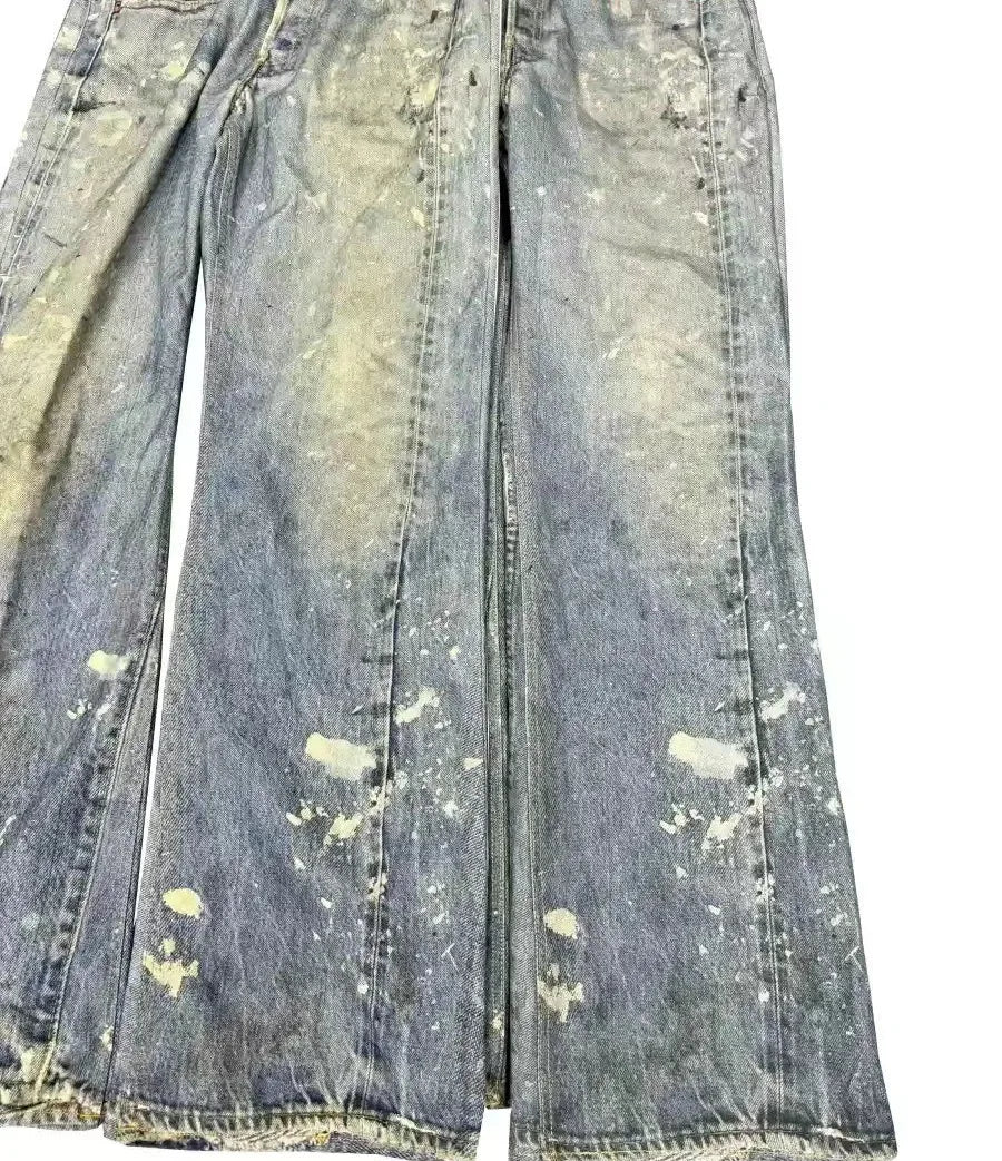 Gray Ink Anniversary Straight-Leg Jeans