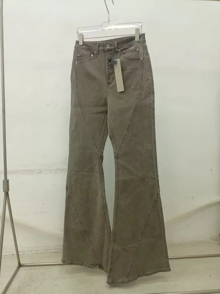 Charcoal Sand Straight-Leg Jeans