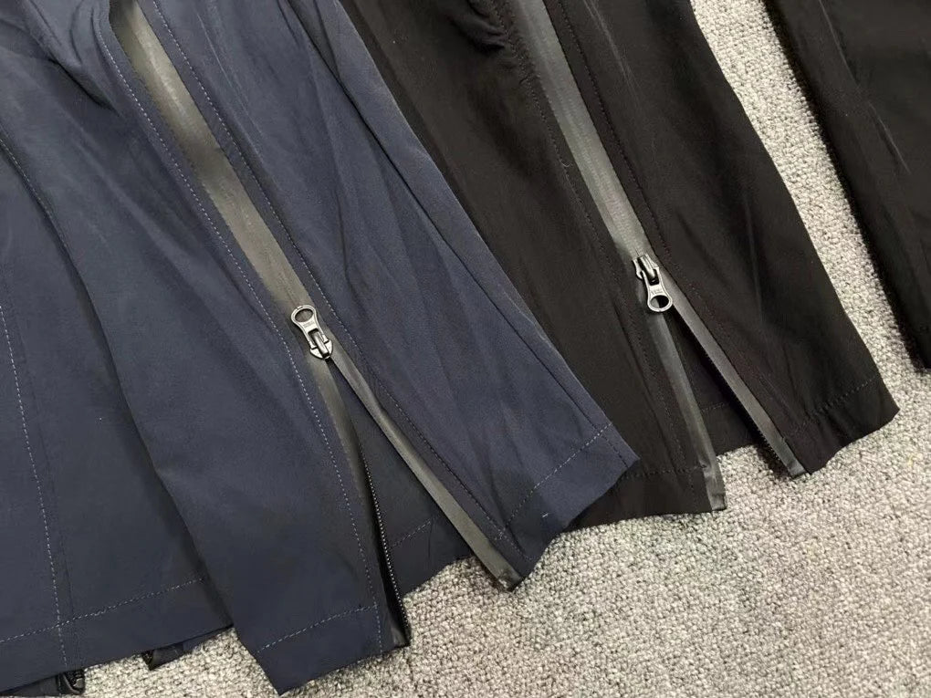 Black Nylon Multi Outdoor Cargo Pants