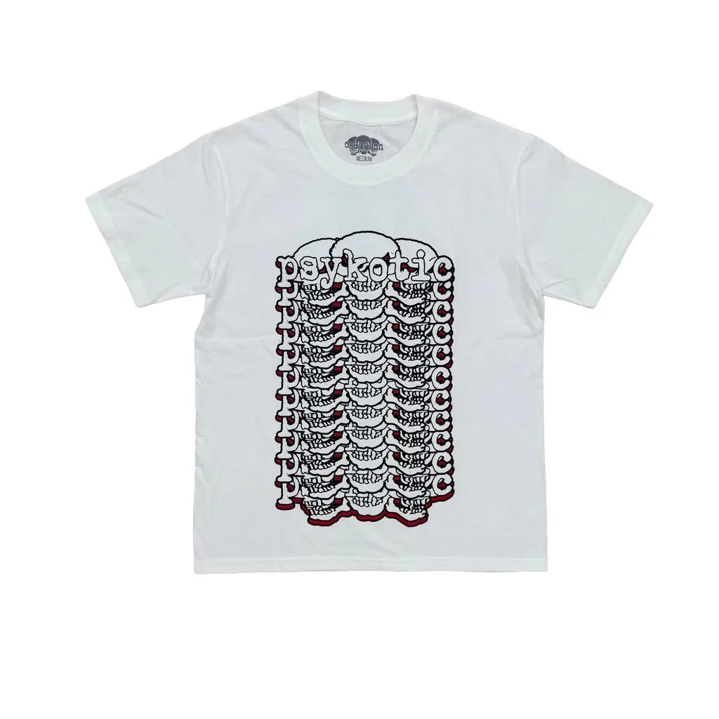 Black Skull Psykotic Mech Graphic Tee