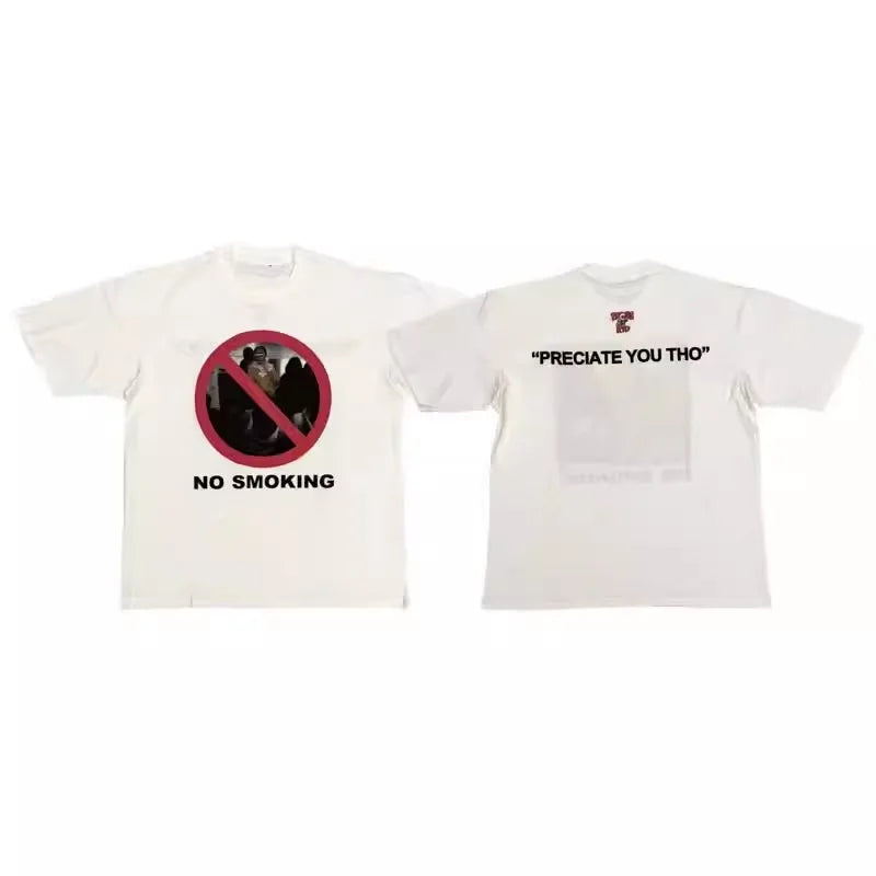 Black Smoking Preciate Graphic Tee