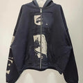 White Material Girl Complex Graphic Hoodie