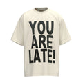 White Late Stop Graphic Tee
