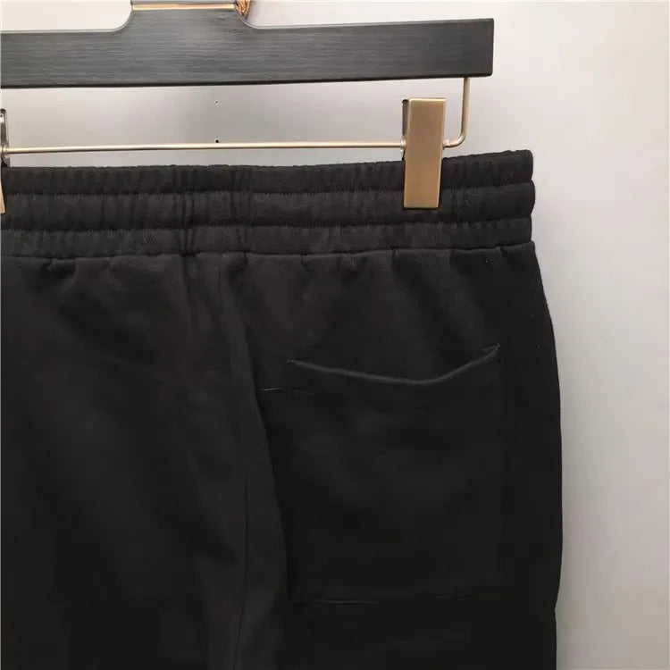 Black Side Metal Rivets Cargo Pants