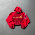 Red Marines Graphic Hoodie