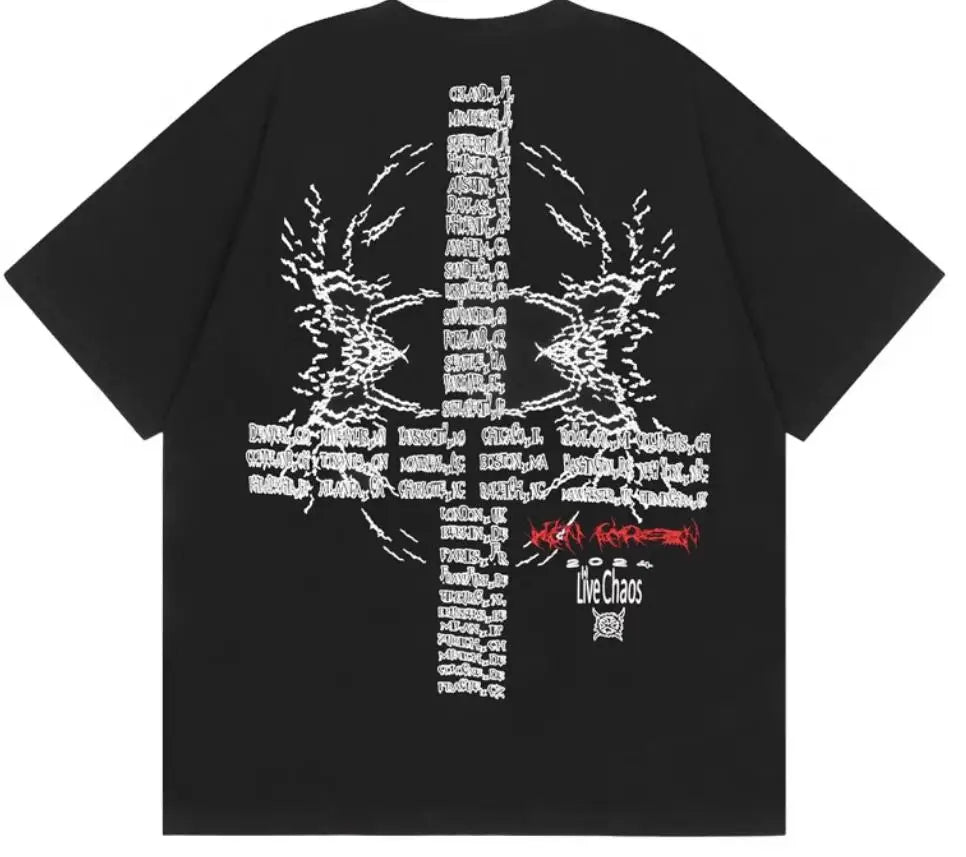 Black Skull Graphic Tee
