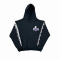 Black Skull Jumpout Graphic Hoodie