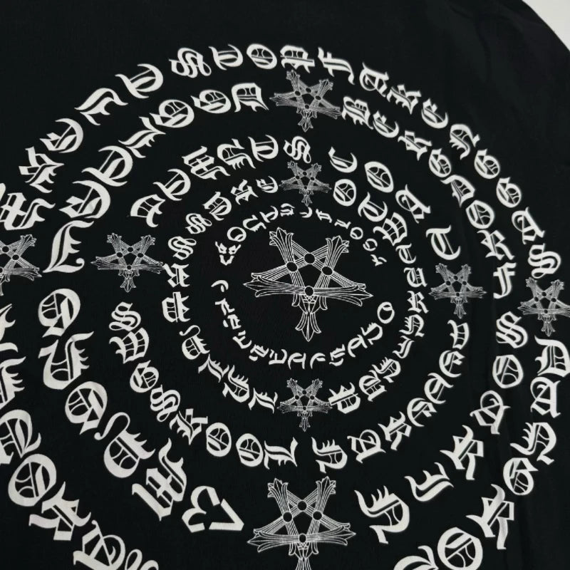 Black Statement Bold Graphic Graphic Tee