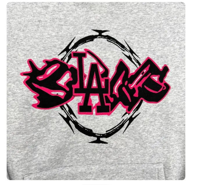 Exer Razorwire Grey Graphic Hoodie