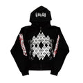 Black Bullet Graphic Hoodie