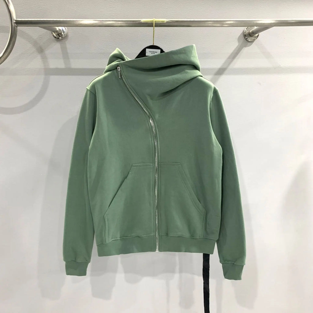 Beige Wizard Graphic Zip Hoodie
