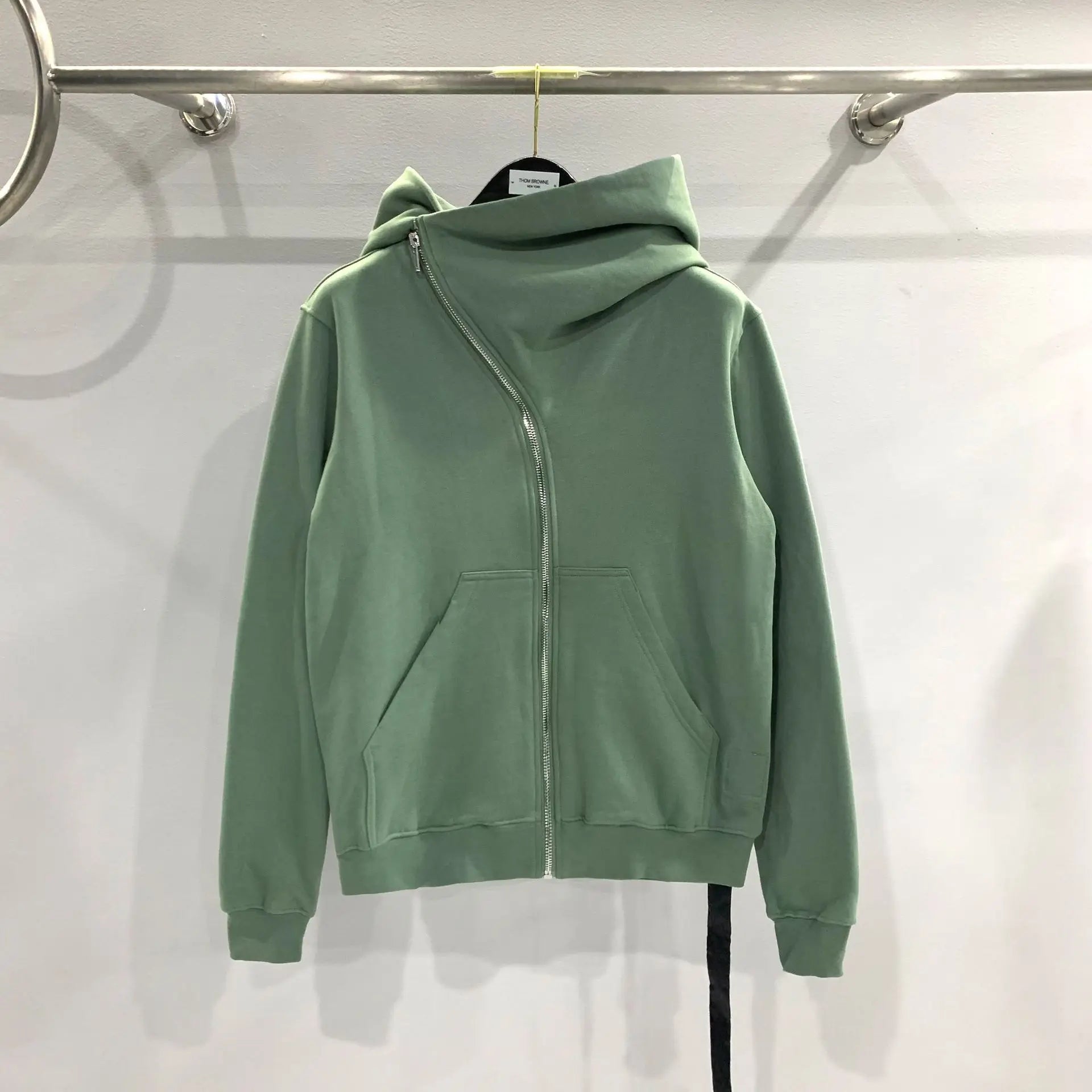 Beige Wizard Graphic Zip Hoodie