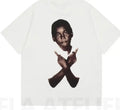 Black Statement Retro Symbol Graphic Tee
