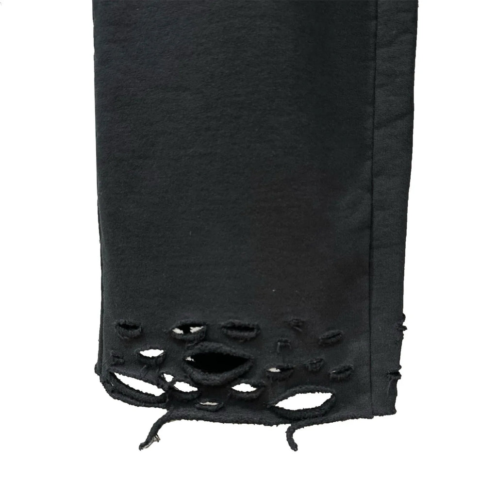 Black Tactical Bold Motif Cargo Pants