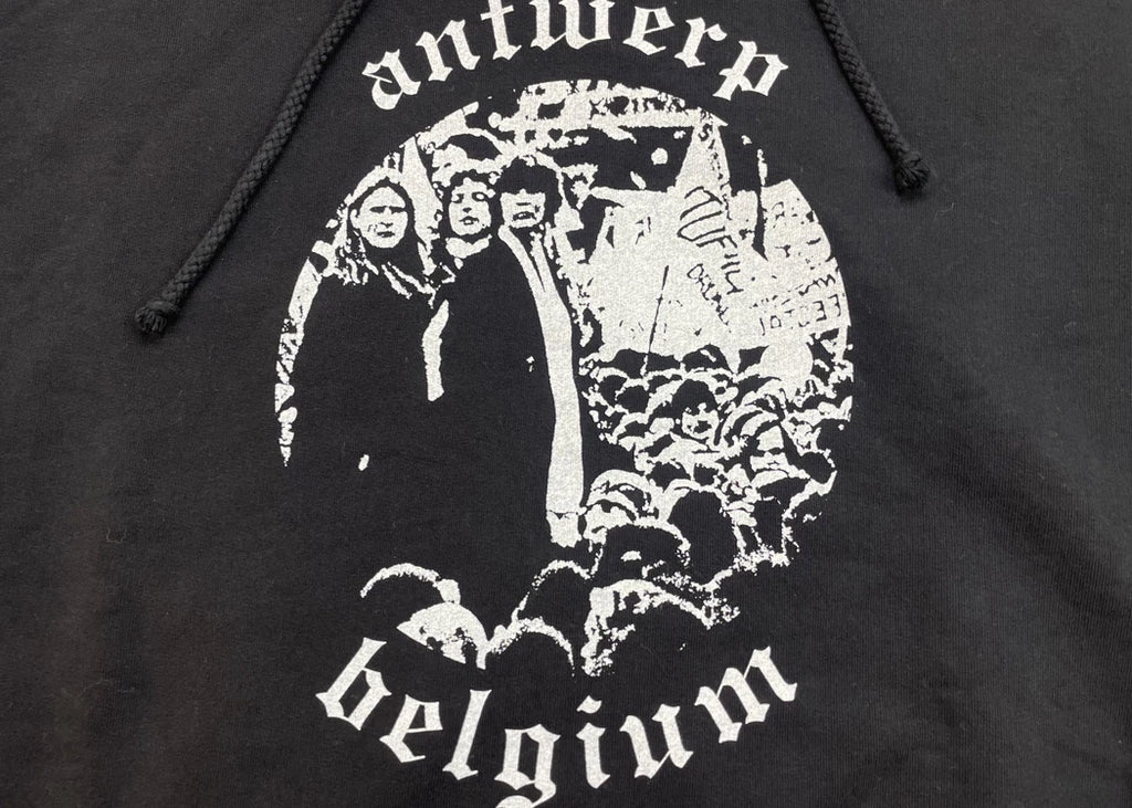 Black Antwerp Archive Redux Graphic Hoodie
