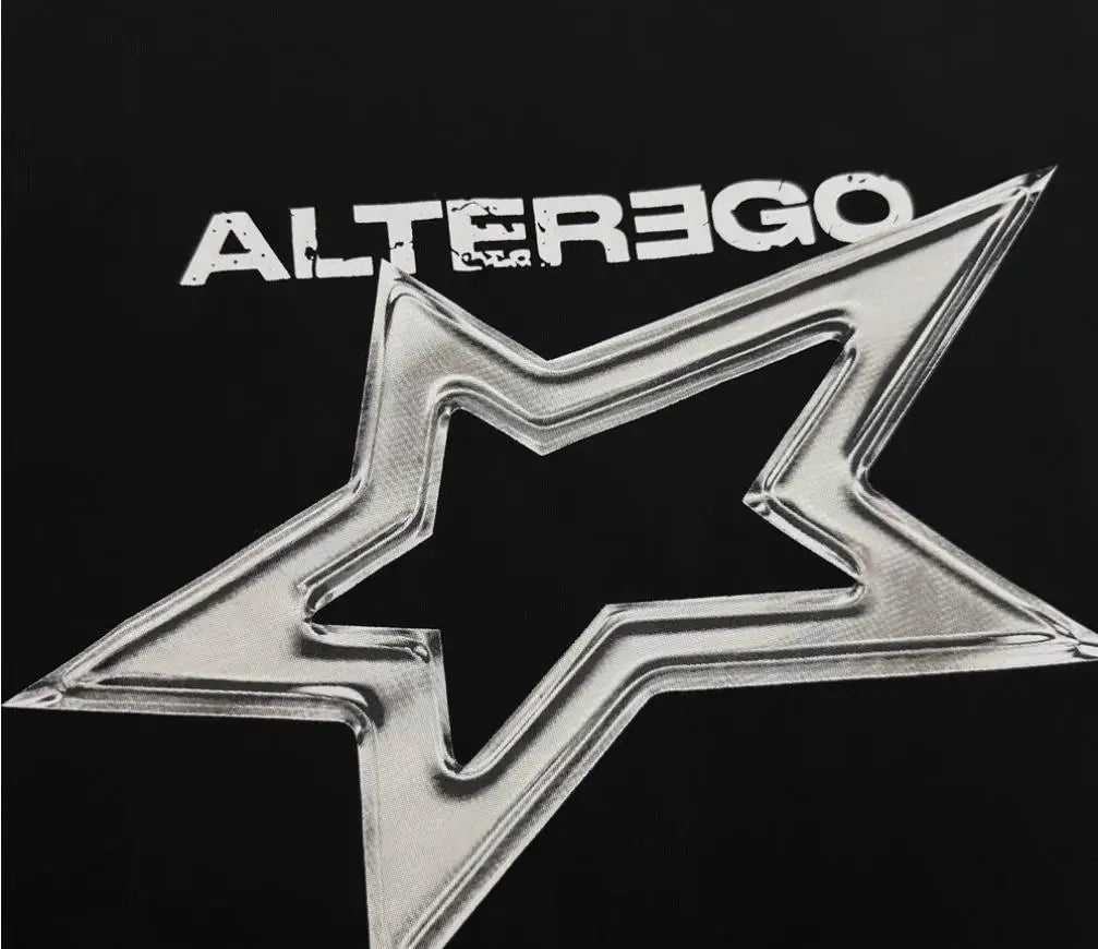 Black Pop Alterego Lips Graphic Tee