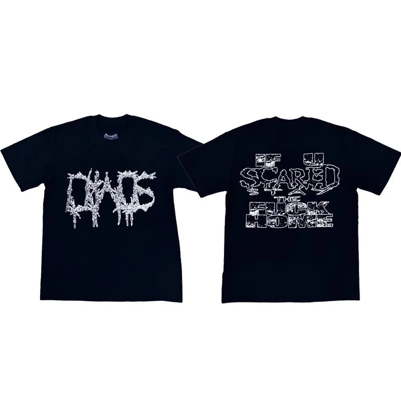 Black Chaos Scared Graphic Tee