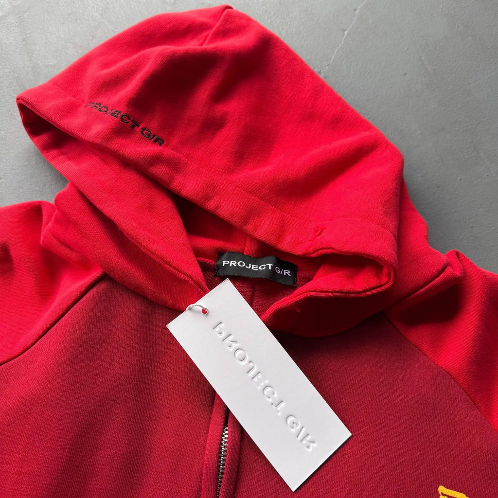Red Marines Graphic Hoodie