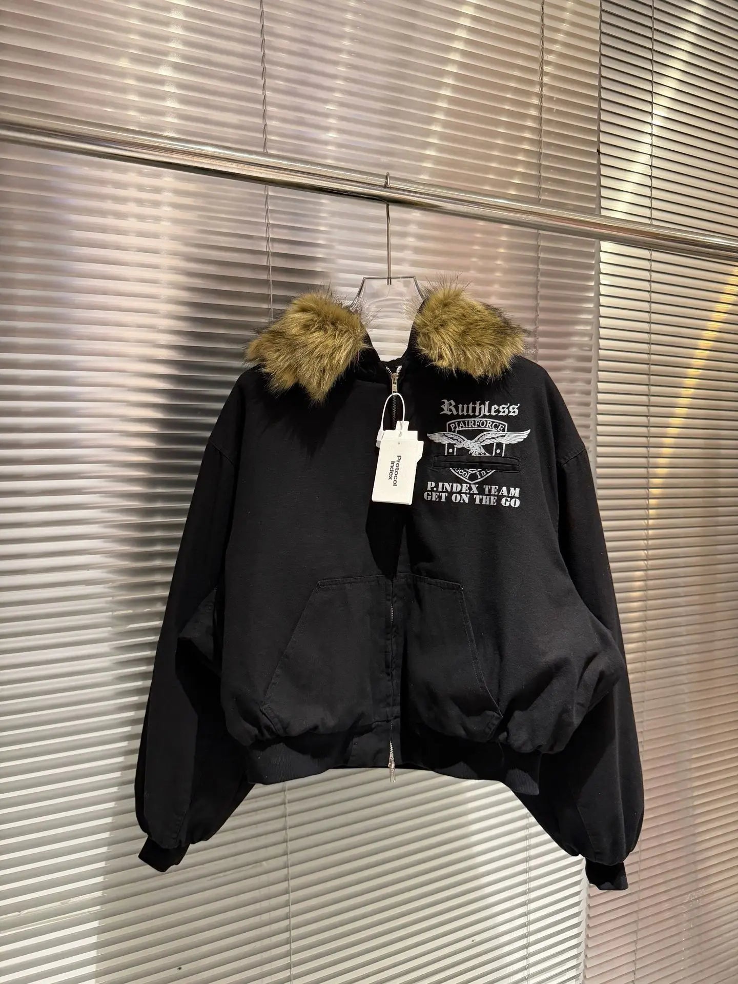 Black Graphic Hoodie