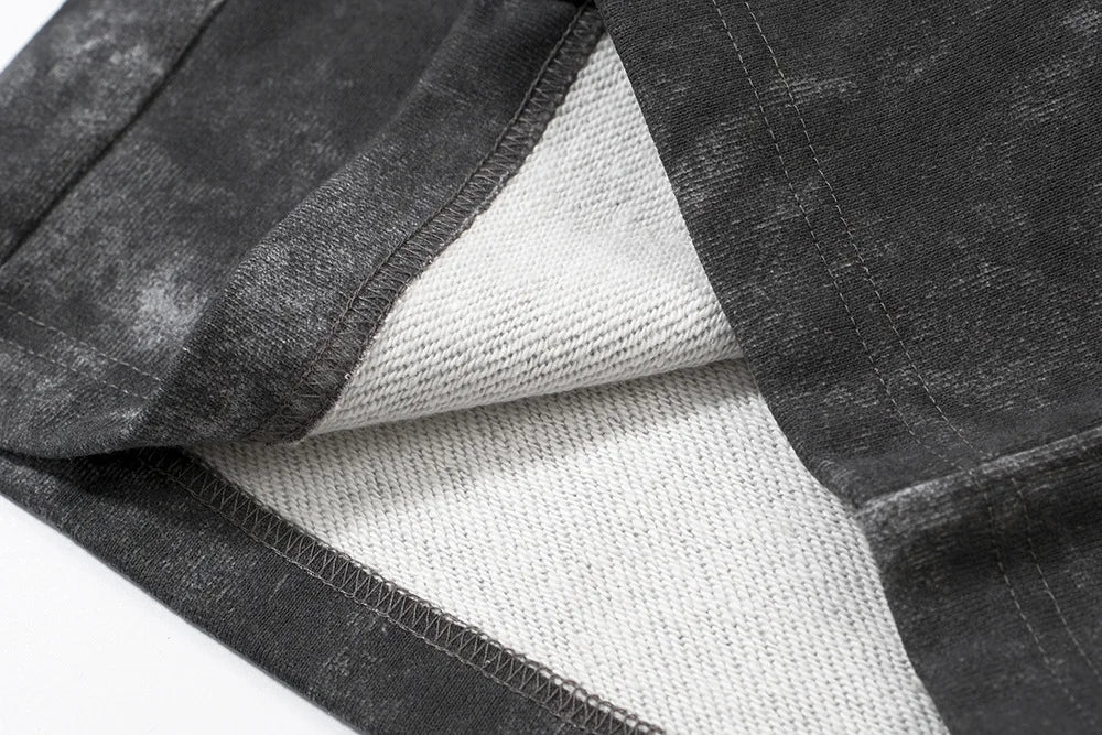 Charcoal Statement Graphic Shorts