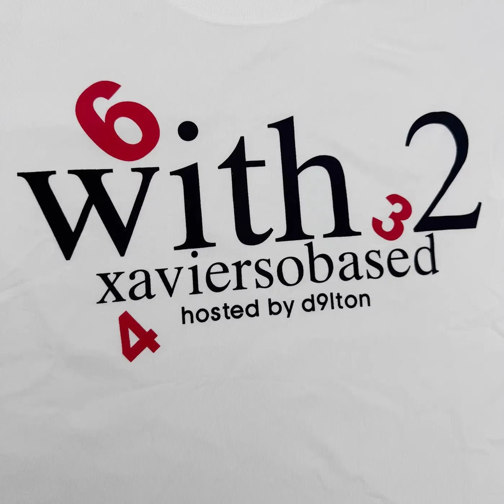 White Invert Xaviersobased Graphic Tee