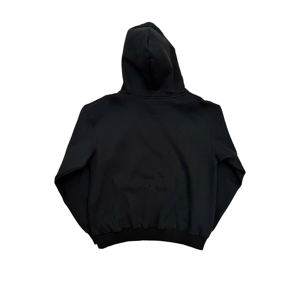 Black Hot Color Invert Graphic Hoodie