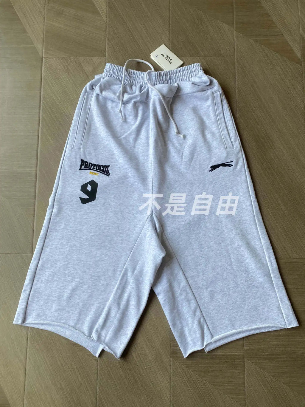 Black Statement Cargo Shorts