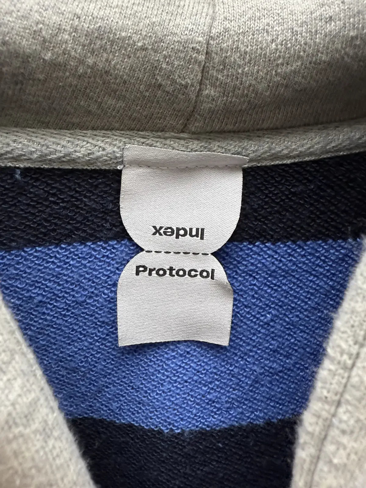 Beige Striped Great Britain Graphic Hoodie